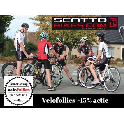 -15% op Scatto 2016 fietsen (Velofollies actie)